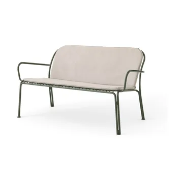 Banco Thorvald SC111 con cojín de asiento - Heritage papyrus, 122,5 cm - &Tradition