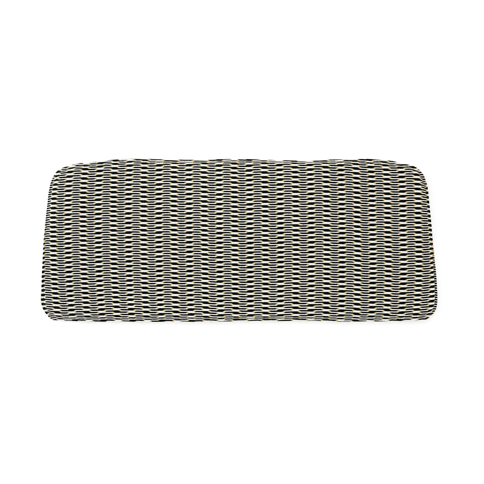 Banco Thorvald SC111 con cojín de asiento, Marquetry bora, 121,5 cm &Tradition