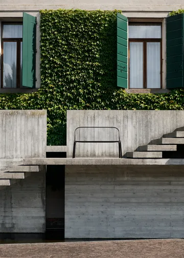 Banco Thorvald SC111  - Warm black, 129 cm - &Tradition