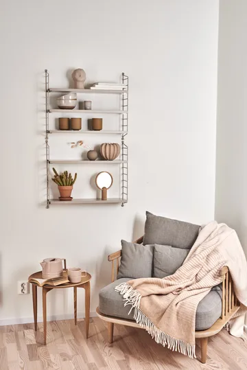 Butaca Fly SC1 - Roble claro aceitado + beige tela - &Tradition