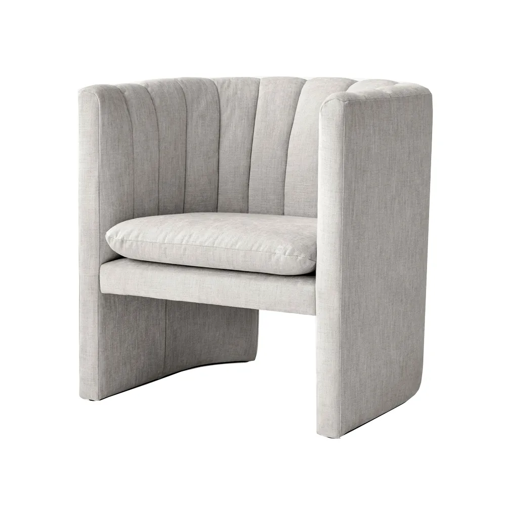 Butaca Loafer SC23, Tela maple 112 light grey &Tradition