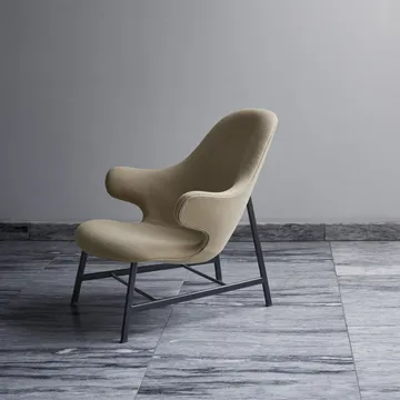 Butaca Lounge Catch JH13 - Divina 944 green-patas negras - &Tradition