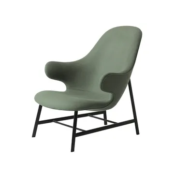 Butaca Lounge Catch JH13 - Divina 944 green-patas negras - &Tradition