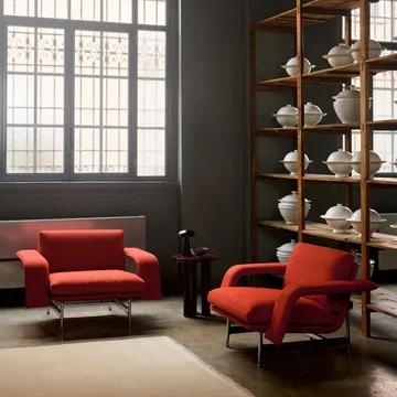 Butaca Lounge Meantime AV29 - Pol. aluminium-Fiord 0571 - &Tradition