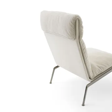 Butaca lounge Muno LN16 High back - Dark chrome-Cifrado 0221 - &Tradition