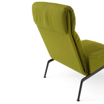 Butaca lounge Muno LN17 High back - Warm black-Vidar 0956 - &Tradition