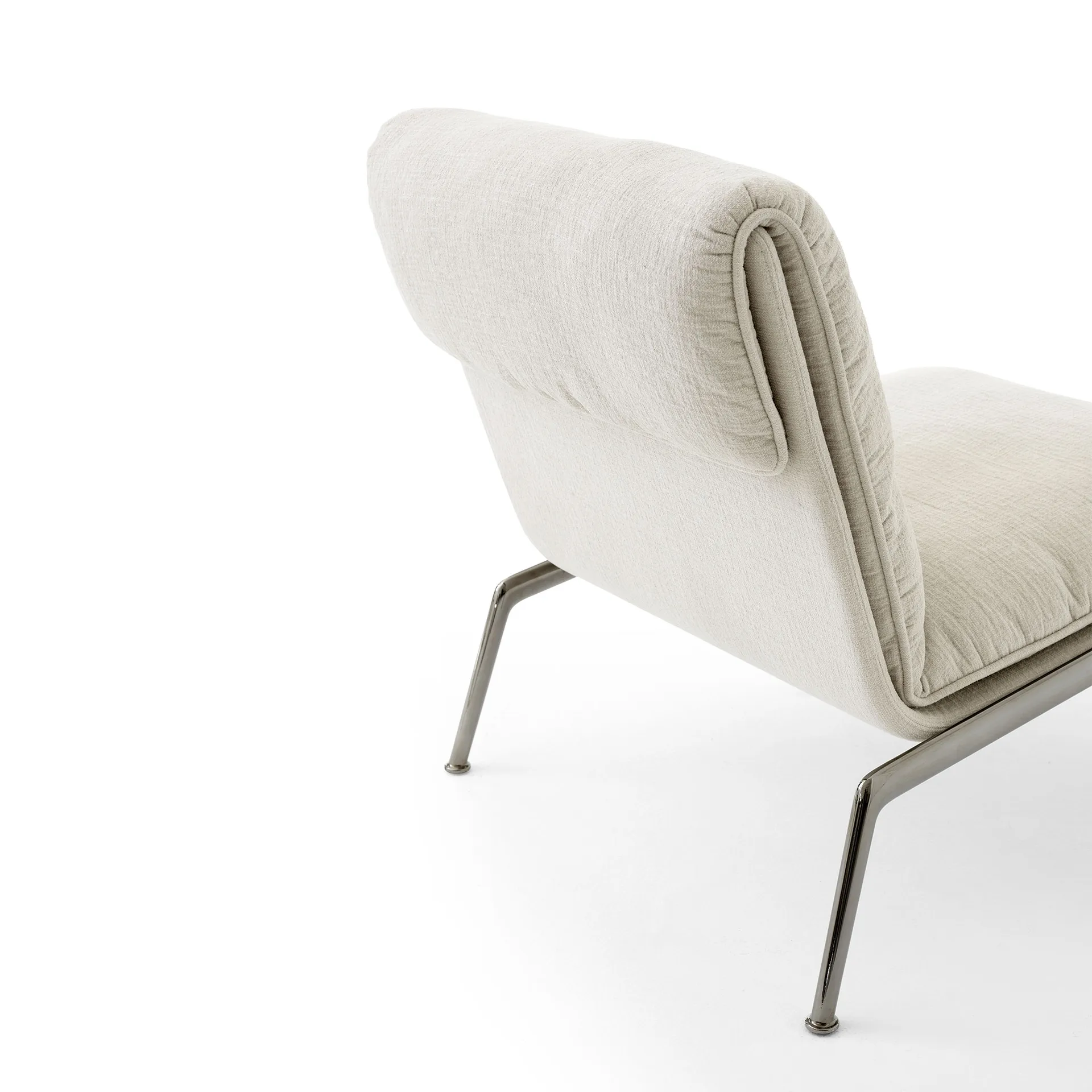 Butaca lounge Muno LN18, Dark chrome-Cifrado 0221 &Tradition