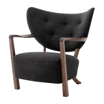 Butaca Lounge Wulff Lounge Chair ATD2 - nogal aceitado-Hallingdal - &Tradition