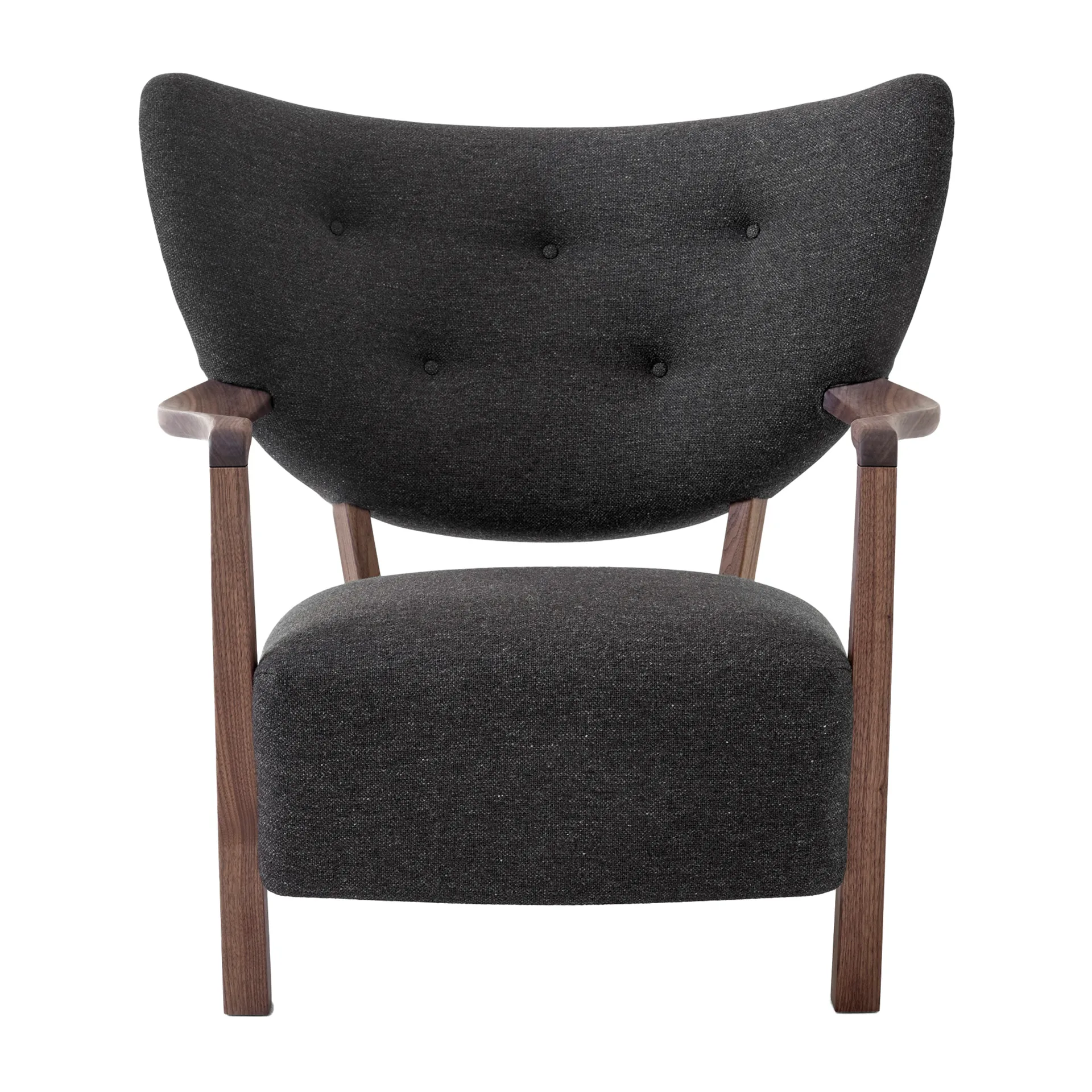 Butaca Lounge Wulff Lounge Chair ATD2, nogal aceitado-Hallingdal &Tradition