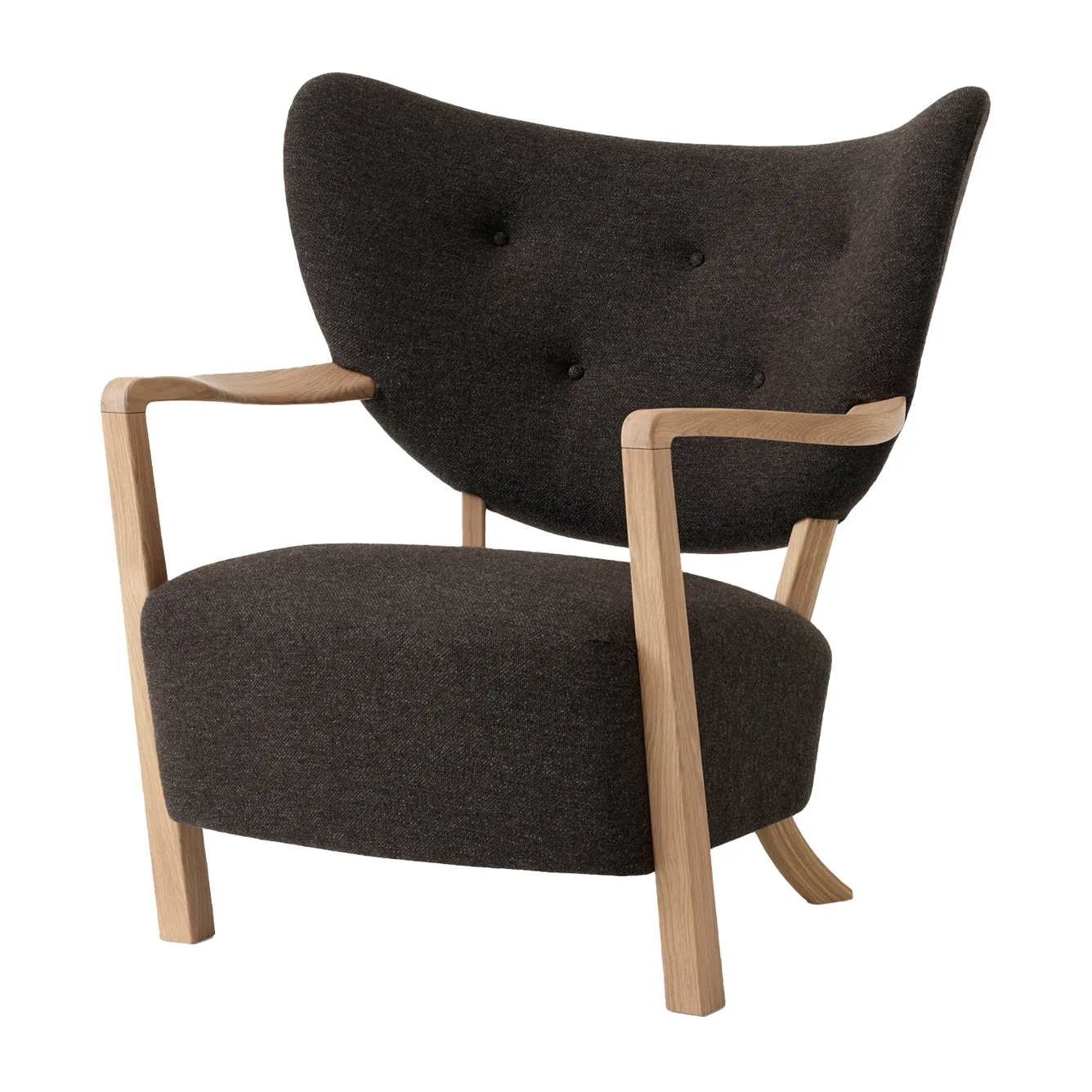 Butaca Lounge Wulff Lounge Chair ATD2, roble aceitado-Hallingdal &Tradition