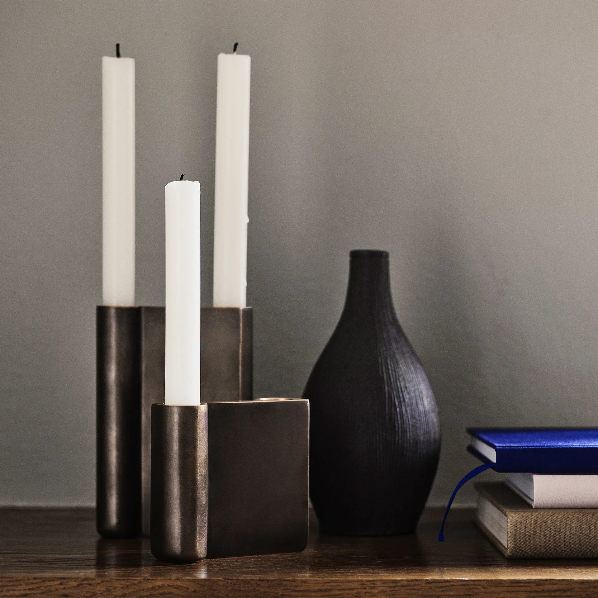 Candelabro Collect SC39, Bronzed brass &Tradition