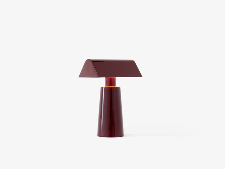 Caret MF1 portable Lámpara de mesa, Dark burgundy &Tradition
