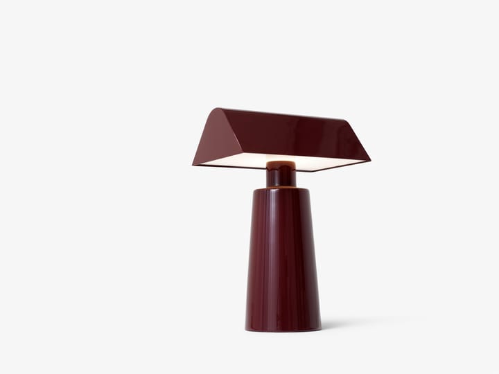 Caret MF1 portable Lámpara de mesa, Dark burgundy &Tradition