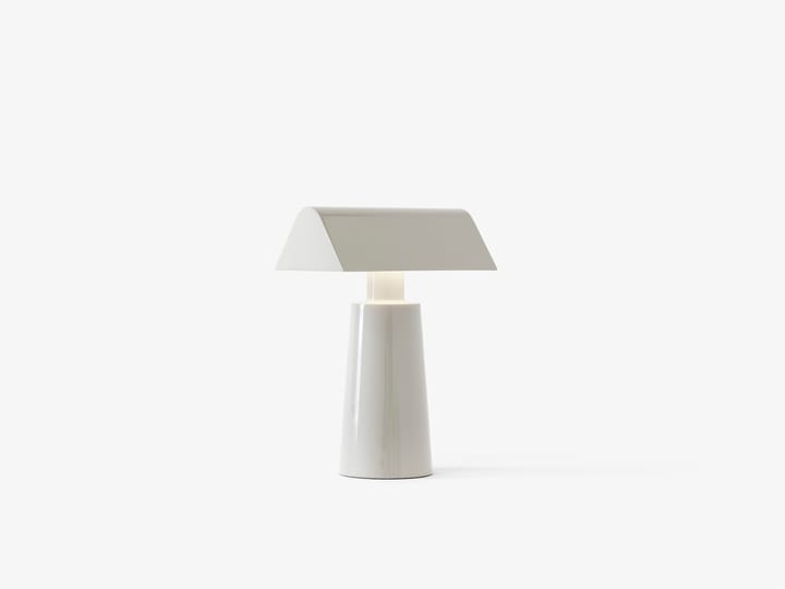 Caret MF1 portable Lámpara de mesa, Silk grey &Tradition