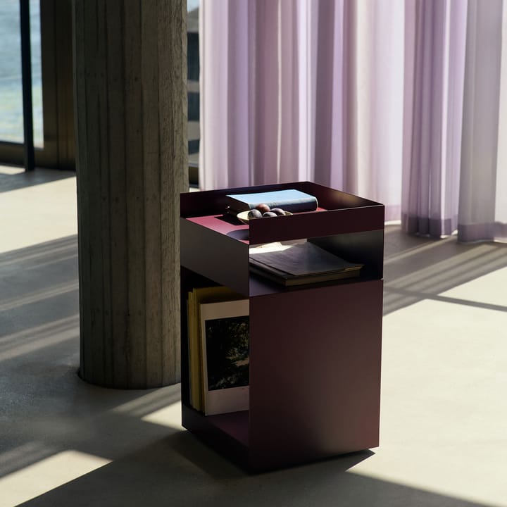 Carro de servicio Rotate SC73, Dark plum &Tradition
