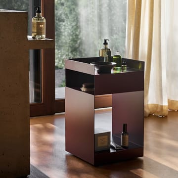 Carro de servicio Rotate SC73 - Dark plum - &Tradition