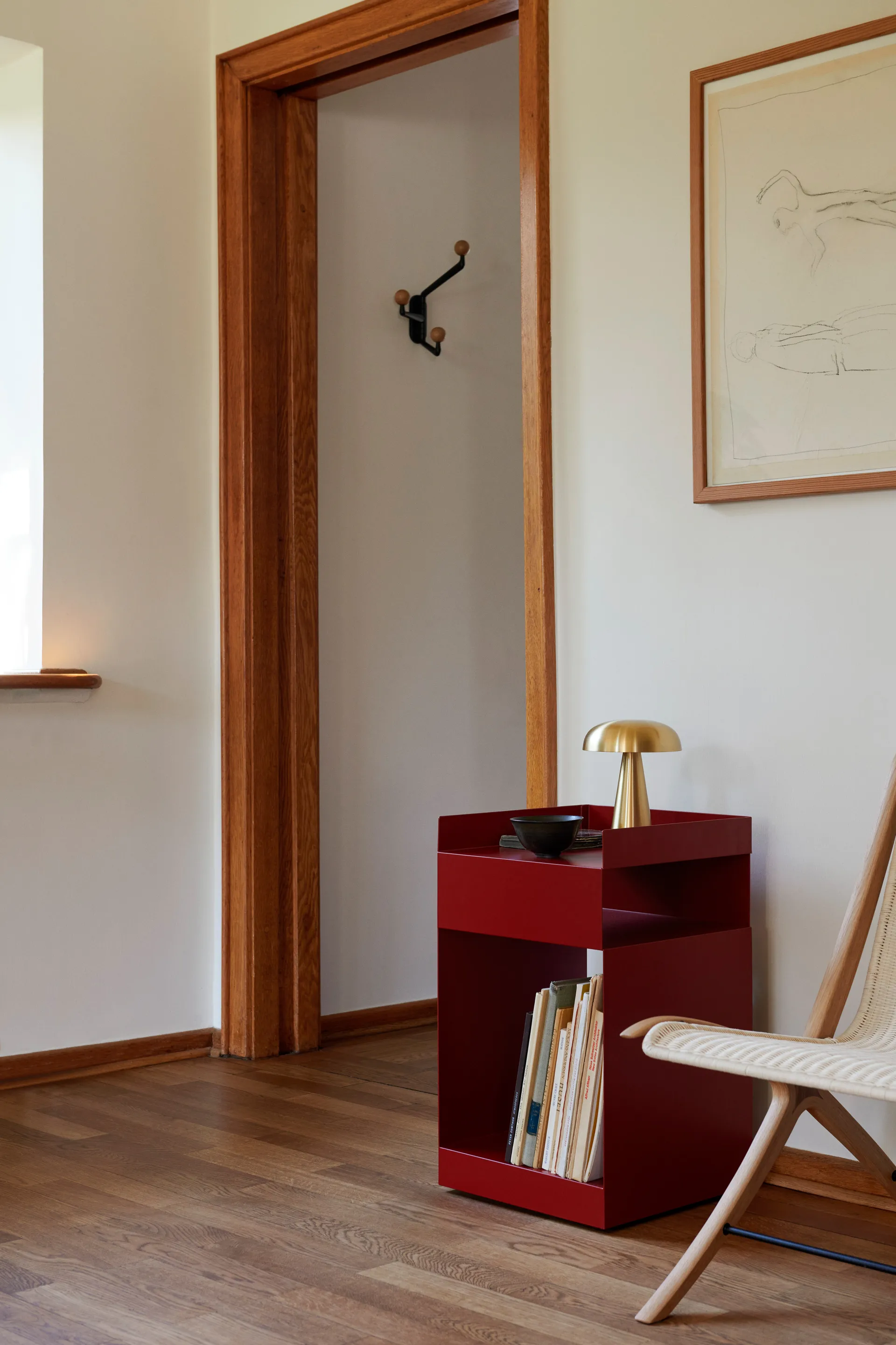 Carro de servicio Rotate SC73 merlot, Merlot &Tradition