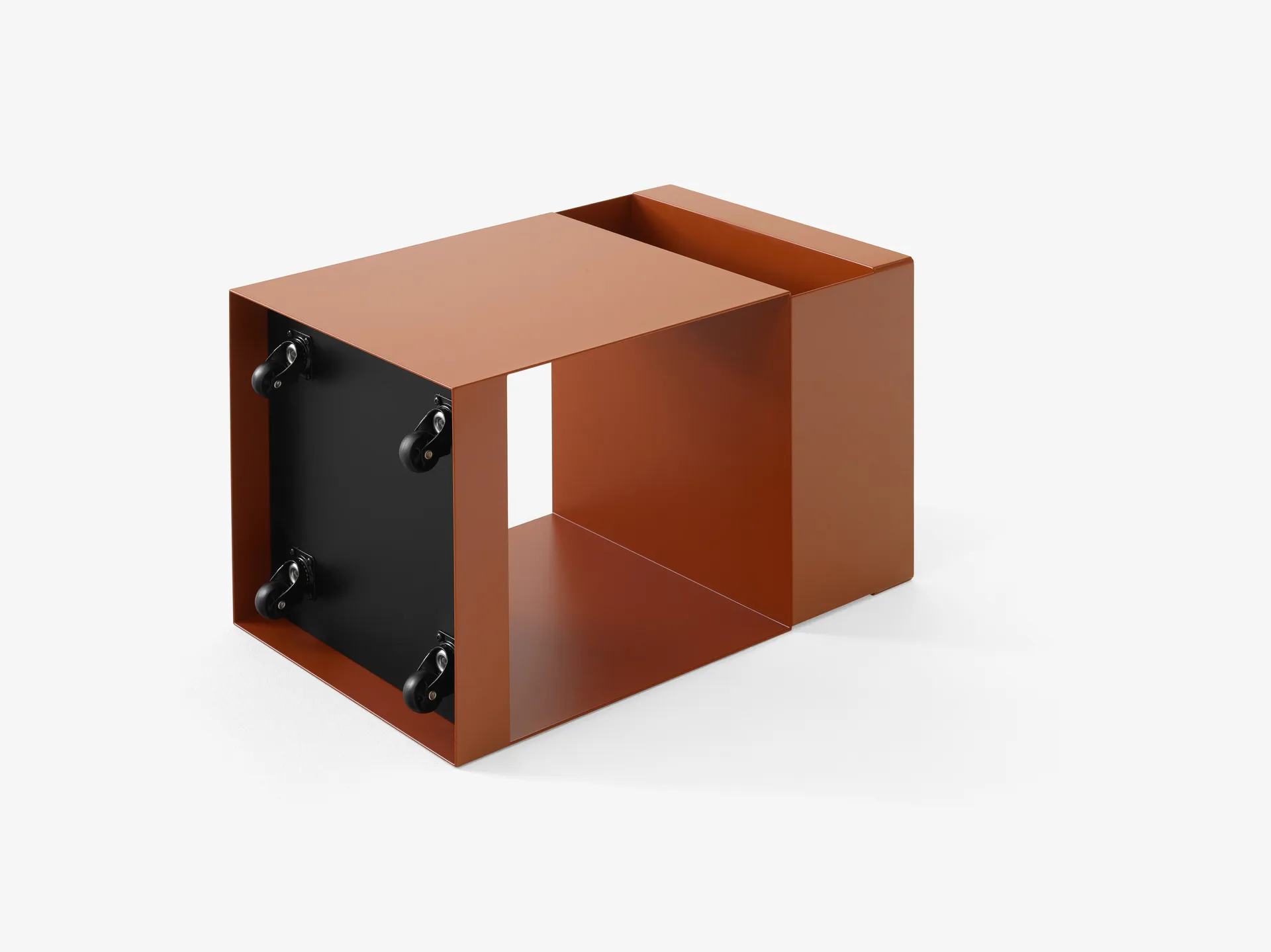 Carro de servicio Rotate SC73 terracotta, Terracotta &Tradition