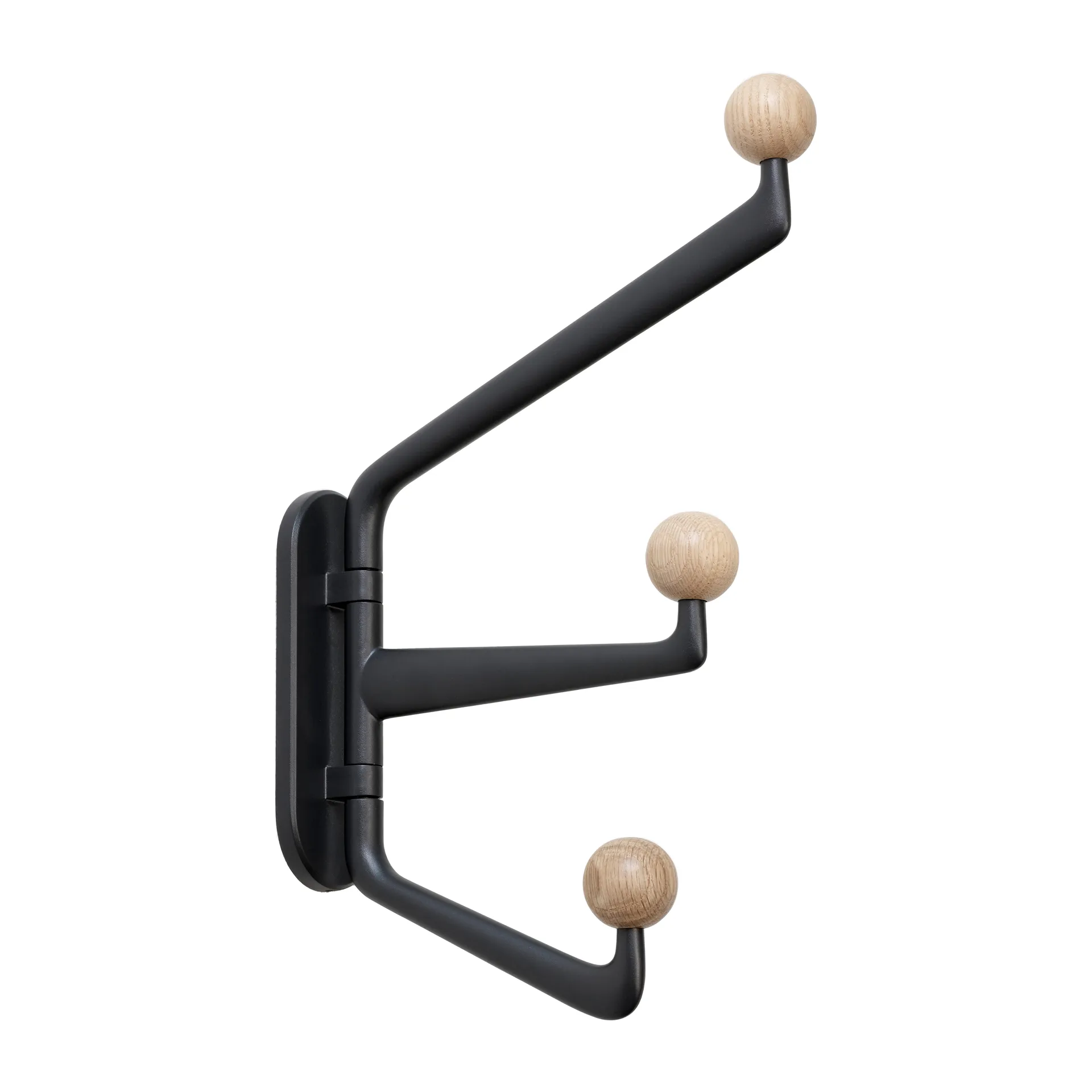 Colgador Capture SC75 large 3-brazos, Graphite-Oak &Tradition