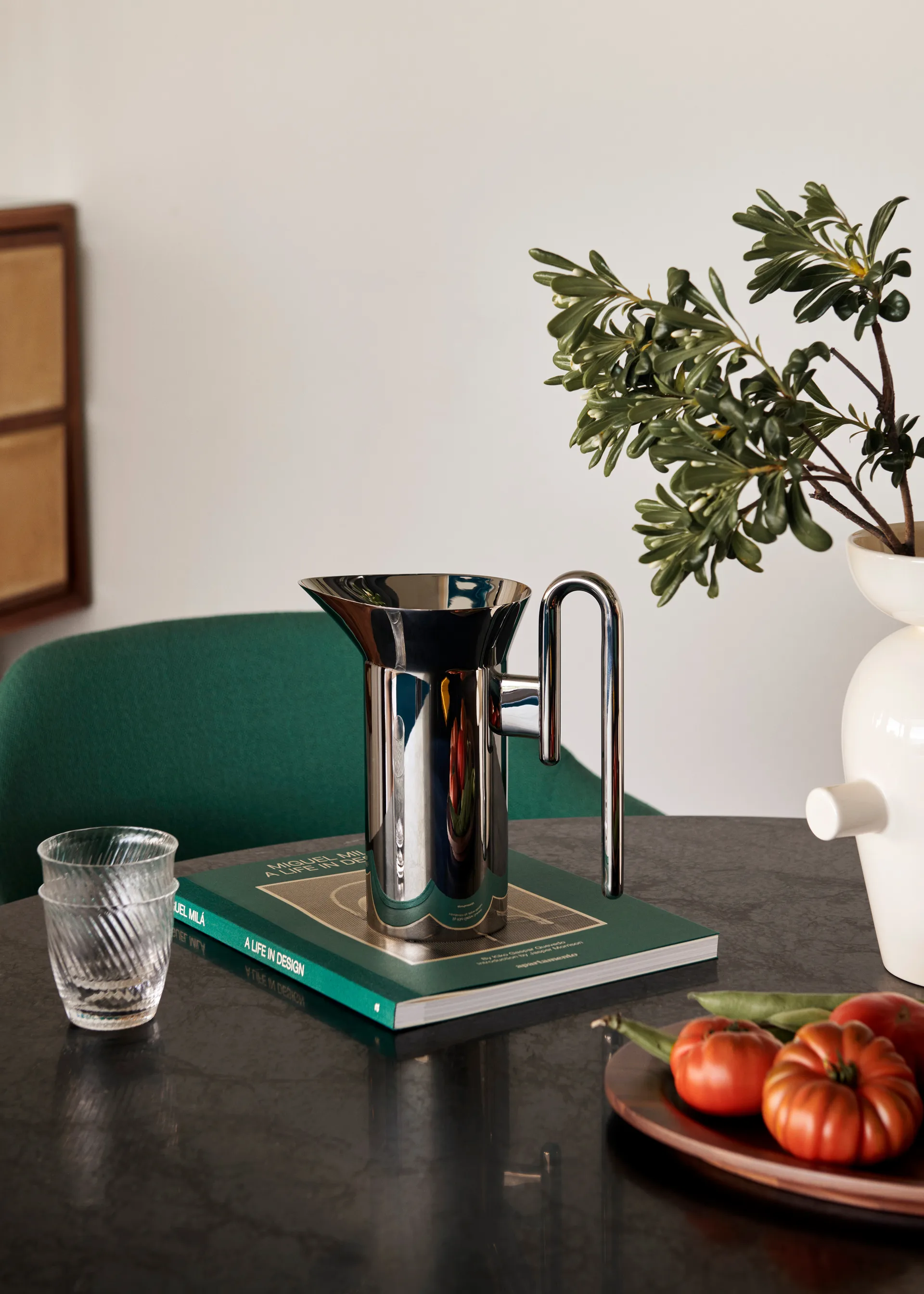 Jarra Momento JH38 1 L, Polished Steel &Tradition