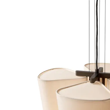 Lámpara colgante Bella chandelier - SC115, Bronzed & Soft Canvas, Ø54 cm - &Tradition