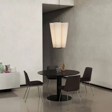 Lámpara colgante Bella chandelier - SC115, Bronzed & Soft Canvas, Ø54 cm - &Tradition