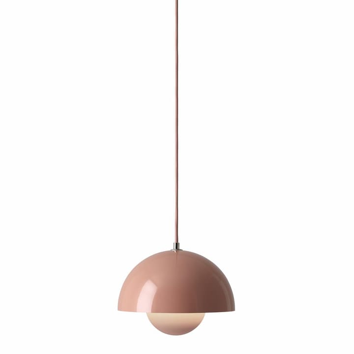 Lámpara colgante FlowerPot VP1, Beige-rojo &Tradition