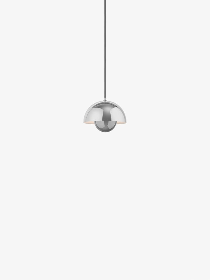 Lámpara colgante FlowerPot VP1, Chrome-plated &Tradition