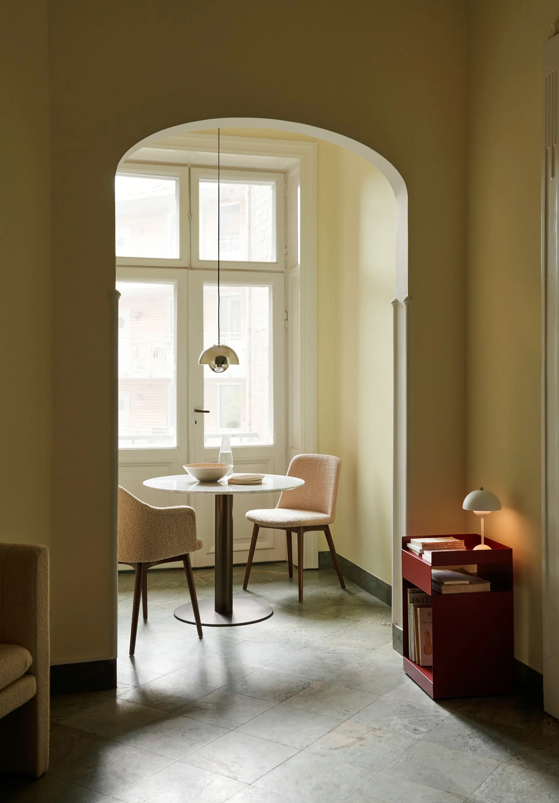 Lámpara colgante FlowerPot VP1, Chrome-plated &Tradition