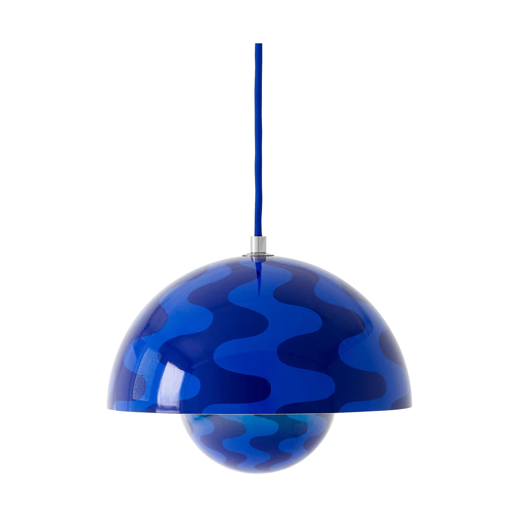 Lámpara colgante FlowerPot VP1, Cobalt blue-Twilight blue &Tradition