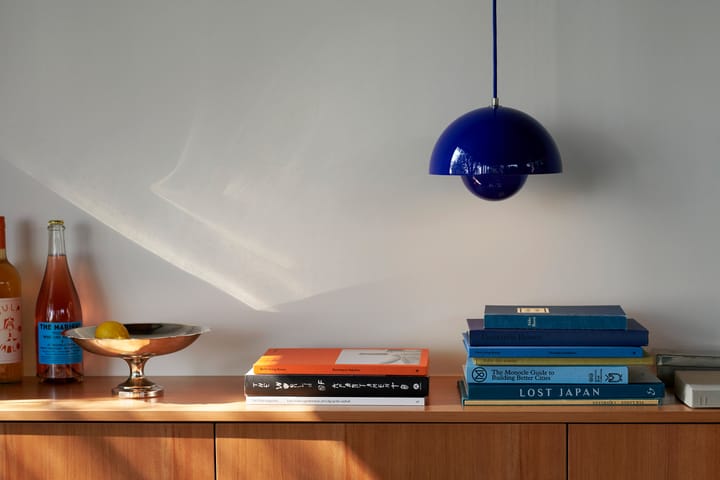 Lámpara colgante FlowerPot VP1, Cobalt blue &Tradition