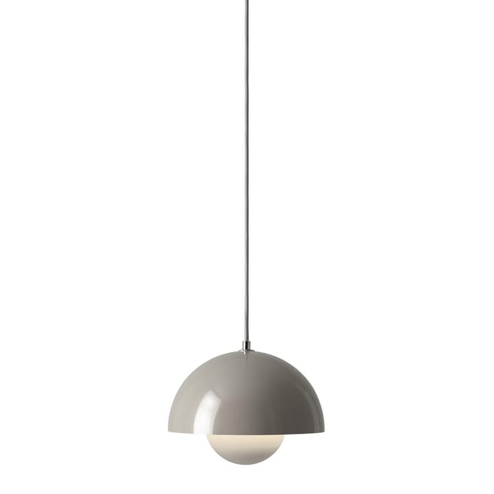 Lámpara colgante FlowerPot VP1, Gris-beige &Tradition