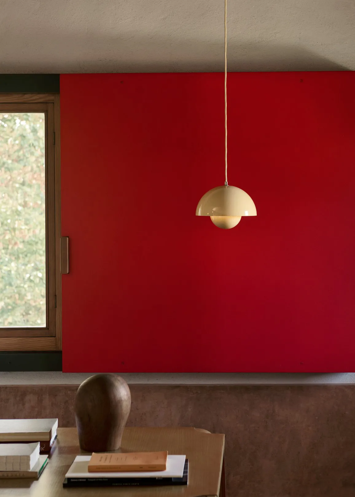 Lámpara colgante FlowerPot VP1, Marfil &Tradition