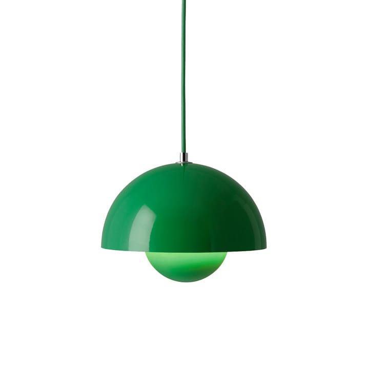 Lámpara colgante FlowerPot VP1, Signal green &Tradition