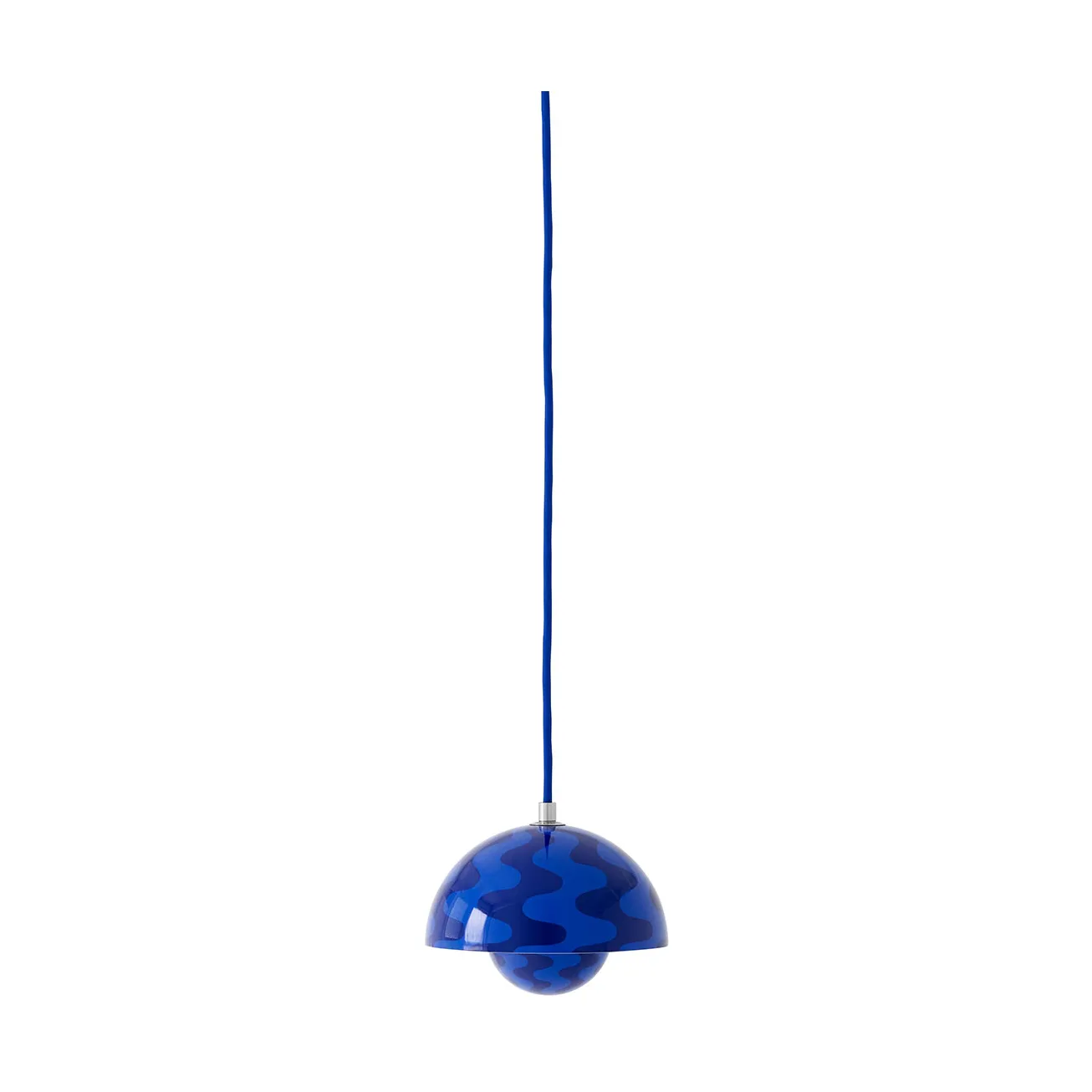 Lámpara colgante Flowerpot VP10, Cobalt blue-Twilight blue &Tradition