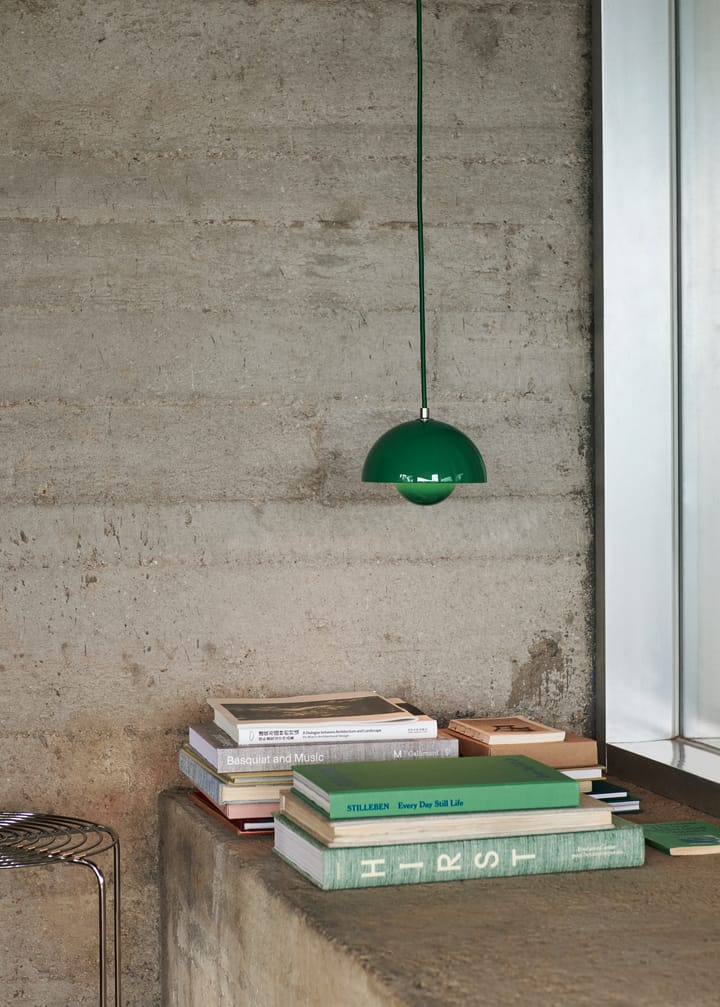Lámpara colgante Flowerpot VP10, Signal green &Tradition