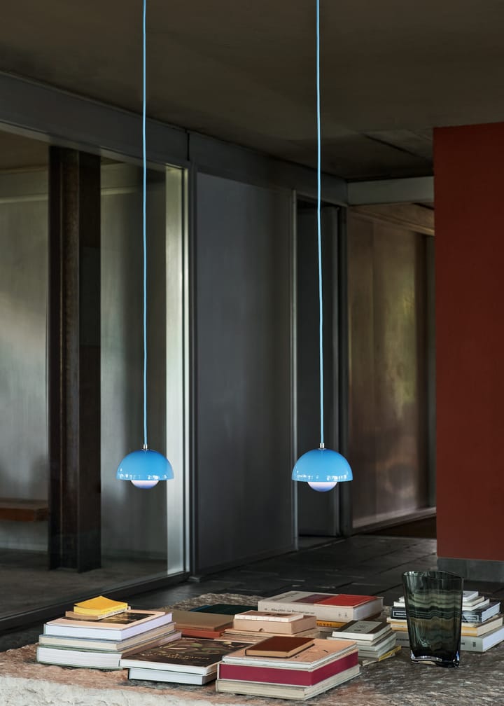 Lámpara colgante Flowerpot VP10, Swim blue &Tradition