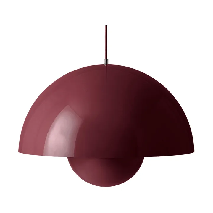 Lámpara colgante FlowerPot VP2 grande - Dark plum - &Tradition
