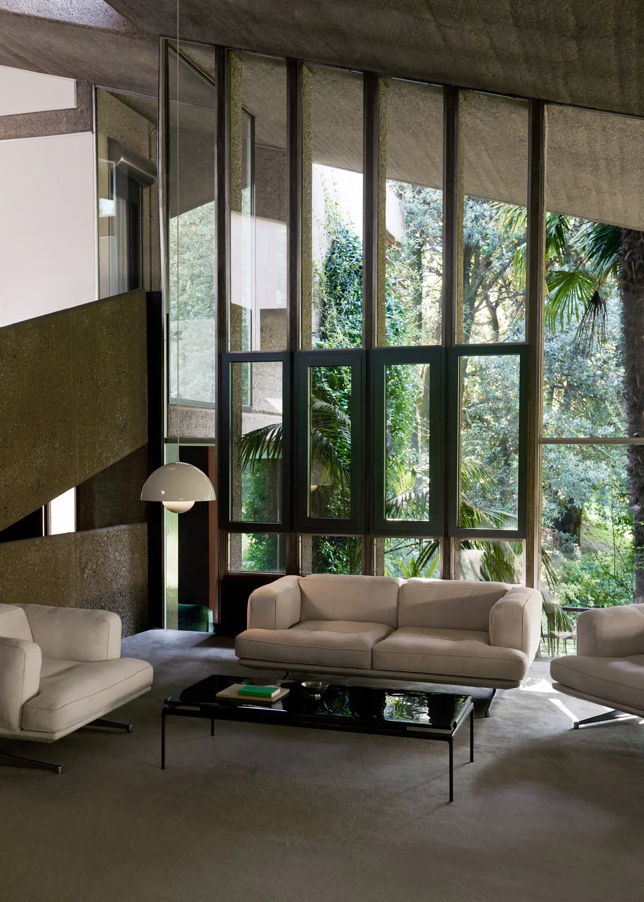 Lámpara colgante FlowerPot VP2 grande, Marfil &Tradition