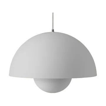 Lámpara colgante FlowerPot VP2 grande - Matt light grey - &Tradition