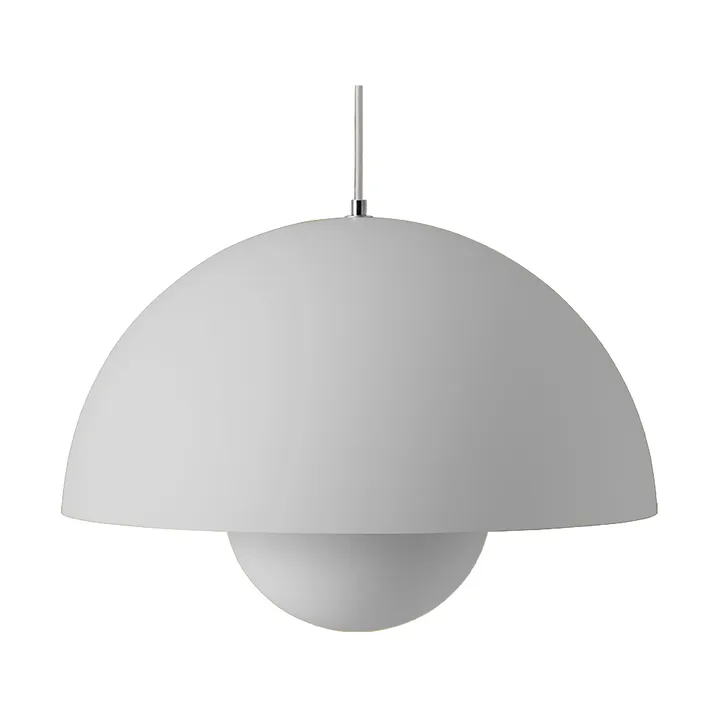 Lámpara colgante FlowerPot VP2 grande - Matt light grey - &Tradition