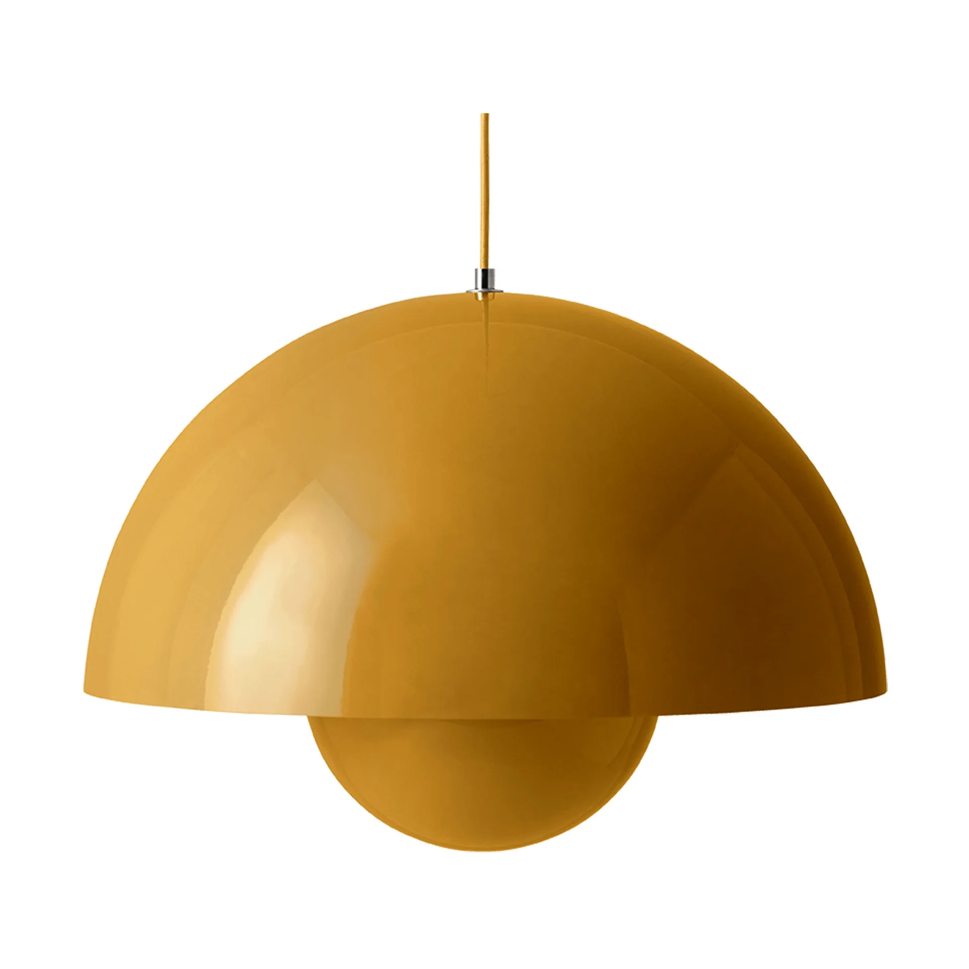 Lámpara colgante FlowerPot VP2 grande, Mustard &Tradition