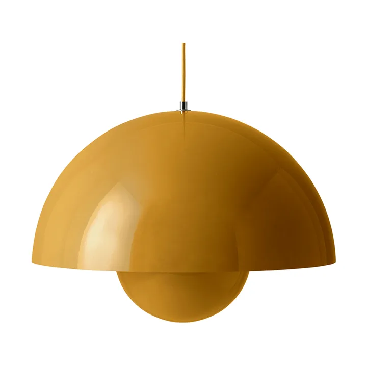 Lámpara colgante FlowerPot VP2 grande - Mustard - &Tradition