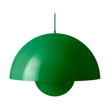 Lámpara colgante FlowerPot VP2 grande - Signal green - &Tradition