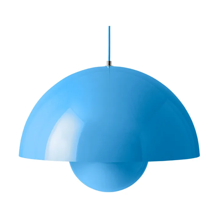 Lámpara colgante FlowerPot VP2 grande - Swim blue - &Tradition