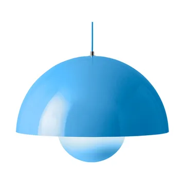 Lámpara colgante FlowerPot VP2 grande - Swim blue - &Tradition