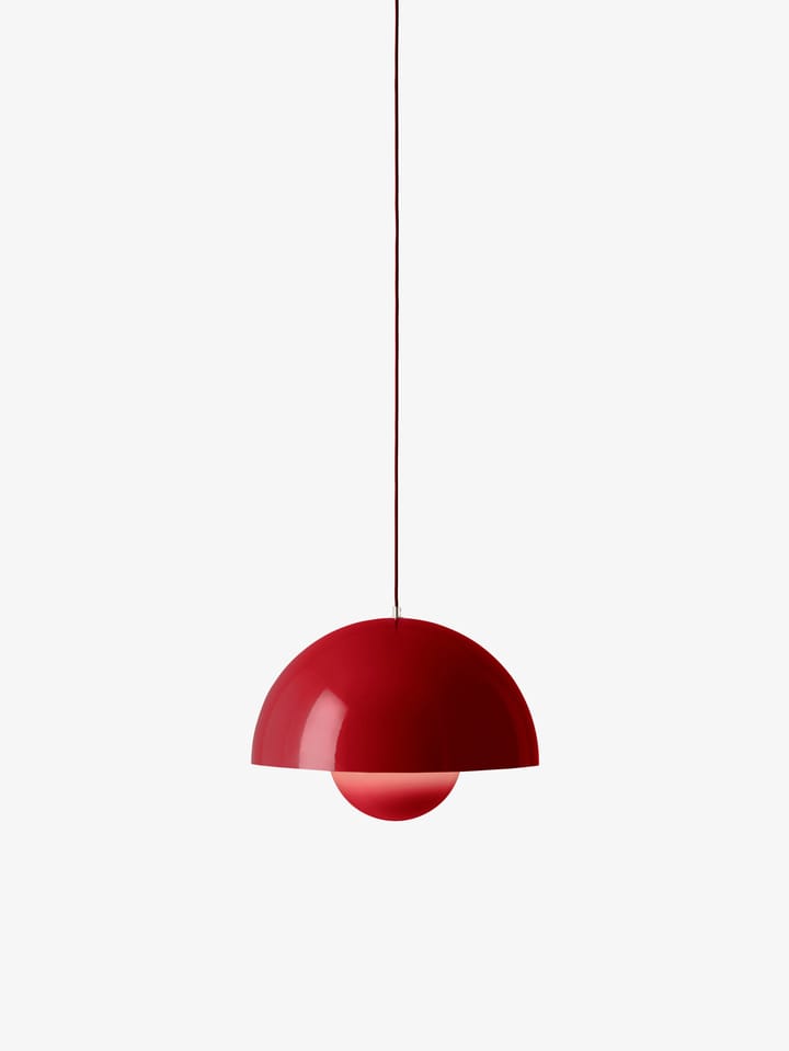 Lámpara colgante FlowerPot VP2 grande, Vermilion red &Tradition