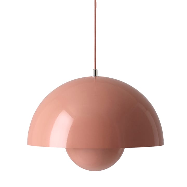 Lámpara colgante Flowerpot VP7, Beige-rojo &Tradition