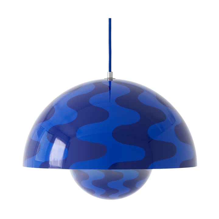 Lámpara colgante Flowerpot VP7, Cobalt blue-Twilight blue &Tradition