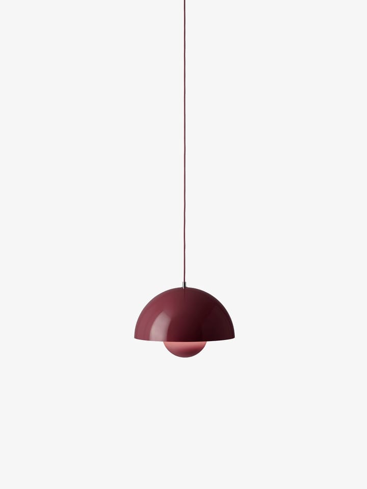 Lámpara colgante Flowerpot VP7, Dark plum &Tradition